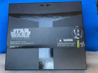 Star Wars Black Series Boba Fett Han Solo In Carbonite (sdcc 2013 Exclusive)