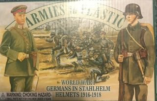 Armies In Plastic World War 1 Germans In Stahlhelm Helmets