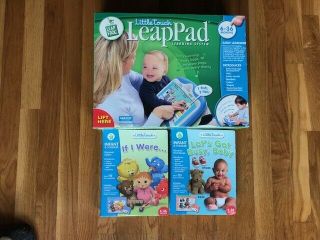 Little Touch Leappad Learning System And 2 Books (english/spanish) 6 - 36 Months