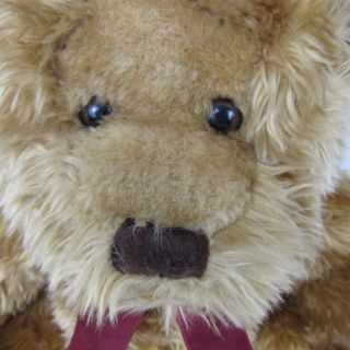 Russ Berrie Plush Gregory Teddy Bear Brown Fuzzy 14 