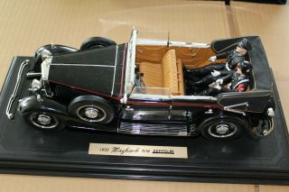 ANSON PRESTIGE EDITION 1932 ZEPPELIN MAYBACH DS8 BLACK COLOR DIE - CAST 1/18 SCALE 3