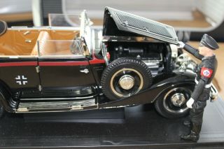 ANSON PRESTIGE EDITION 1932 ZEPPELIN MAYBACH DS8 BLACK COLOR DIE - CAST 1/18 SCALE 8