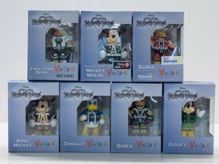 Disney Kingdom Hearts Set Of 7 Vinimates By Diamond Select Toys Complete Set