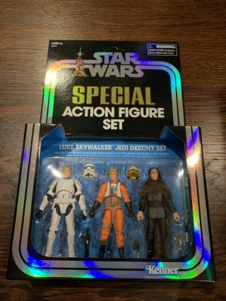 2019 Sdcc Exclusive Hasbro Star Wars Jedi Destiny Luke Skywalker 3 Pack Disney