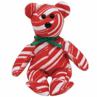 Ty Jingle Beanie Baby - Peppermint The Bear (walgreens Exclusive) - Mwmts