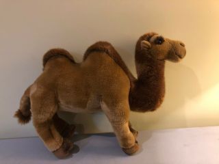 Big Standing Plush Camel Fao Schwarz Stuffed Animal 19 " Toys R Us Geoffrey Kid