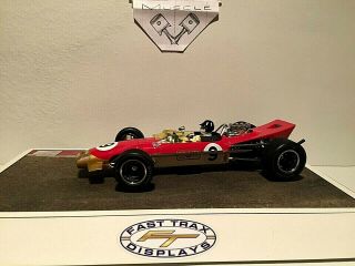1/18 Scale 1968 Ford Lotus 49b Wedge - (gold Leaf) - 9 - Graham Hill - Monza Red Ext