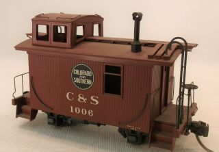 On3 Brass Ready To Run Colorado & Southern 4 Wheel Caboose 1006 - Painted