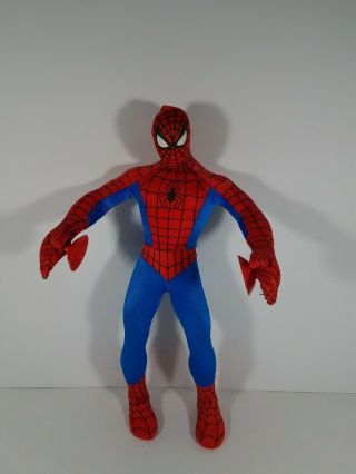 2002 Marvel 14 Inch Spider - Man Movie Figure With Suction Cups