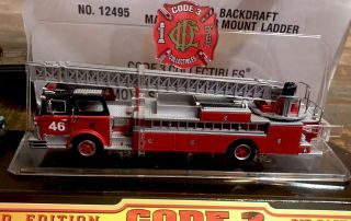 Code 3 Backdraft - Chicago Mack Cf Rear Ladder Mount 1:64 12495