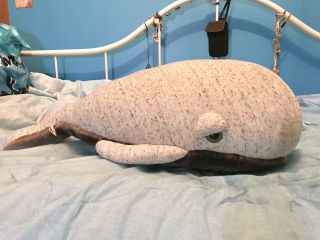 Giant Whale Plush 26” Bigstuffed Paris Handmade In France Stuffed Animal