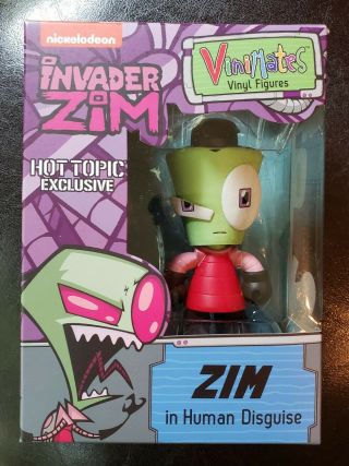 Dimond Select Vinimates Invader Zim In Human Disguise Hot Topic Exclusive Vinyl