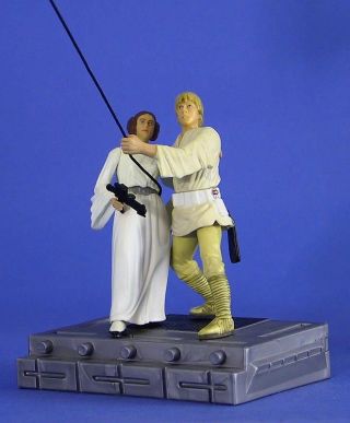 Star Wars 25th Anniversary Loose Potj Very Rare Luke & Leia Swing To Freedom.
