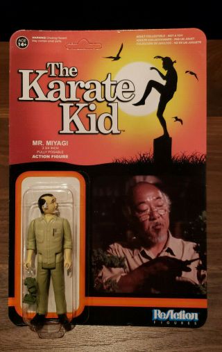 Funko Reaction The Karate Kid Mr.  Miyagi Action Figure