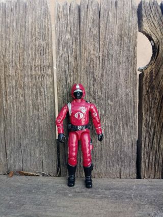 Vintage Hasbro 1985 G.  I.  Joe Cobra Crimson Guard.  Tight Joints And.