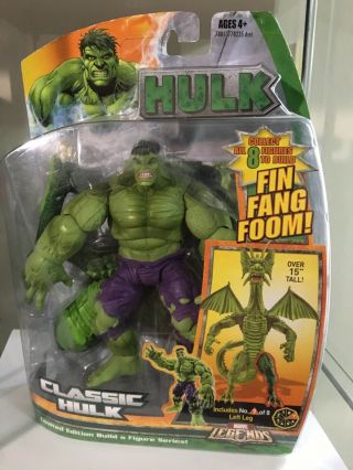 Marvel Legends Classic Hulk Fin Fang Foom Baf, .