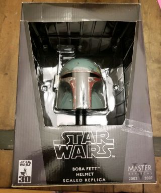 Star Wars Master Replicas Boba Fett Helmet Scaled