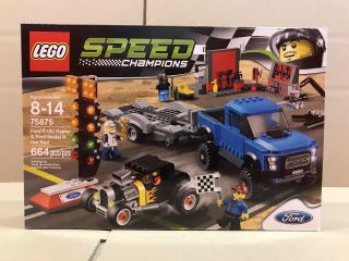 Lego Speed Champions - 75875 - Ford F - 150 Raptor & Ford Model A Hot Rod -