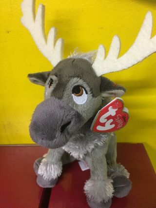 Ty Beanie Baby Sparkle - Sven - With Tags Disney " Frozen "