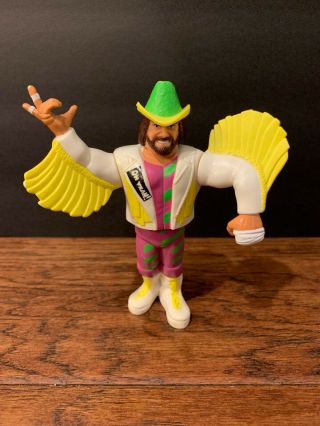 Wwf Hasbro 1993 " Macho Man " Randy Savage Vintage Series 5 Figurine