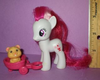 My Little Pony G4 Fim Brushable Plumsweet Plum Sweet Pet Animal Friend Loose