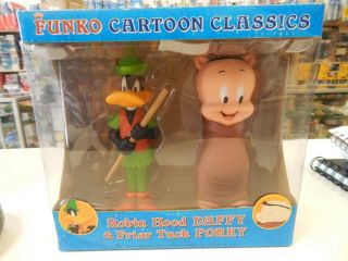 6 " Vinyl Figures Cartoon Classics - Robin Hood - Daffy & Friar Tuck - Porky