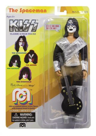 Mego Music Wave 7 Kiss Love Gun Spaceman 8in Action Figure Presell