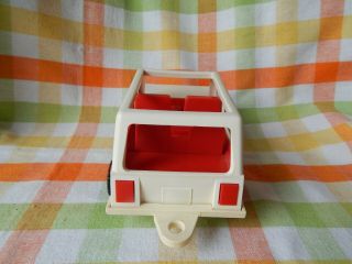 VINTAGE FISHER PRICE JEEP 992 FOR POP UP CAMPER - YEAR 1979,  LITTLE PEOPLE 4
