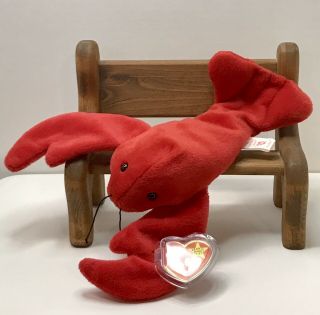Ty Beanie Baby Pinchers Lobster With Style Tag Retired Dob: June 19th,  1993