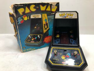 Pac Man 1981 Table Top Mini Arcade Game By Midway Coleco Pacman