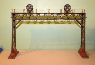 Lionel Prewar Standard Gauge No.  440 Signal Bridge,  Huge