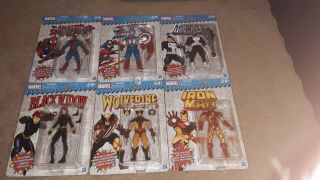 Marvel Legends Vintage Retro Wave 1 Figures Set Complete Wolverine Avengers Xmen