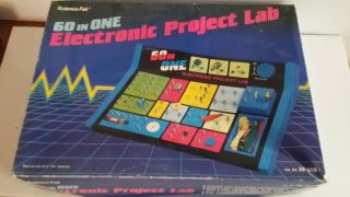Science Fair Retro Electronic Kit 60 In 1
