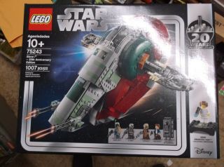 Lego 75243 20th Anniversary Edition Slave 1 Starship Building  Star Wars