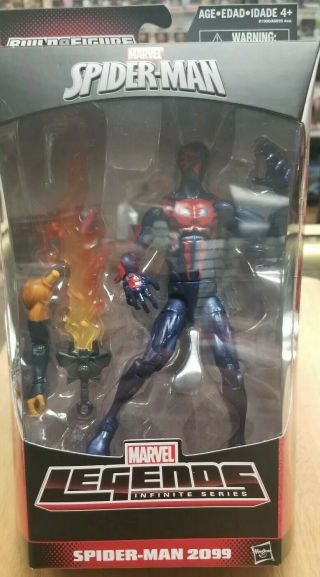 Marvel Legends Infinite Spider - Man 2099 Figure Hobgoblin Baf Series - Rare