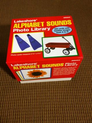 Lakeshore Alphabet Sounds Photo Library EUC PreK Kindergarten 1st 2nd Grade 2