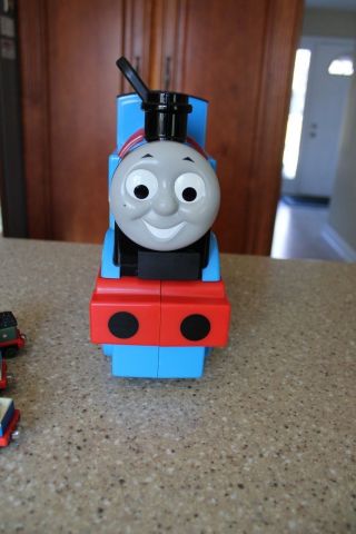 Thomas the Tank Engine Diecast Train Case Carrier & 18 trains / cars James Percy 2