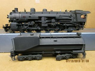 Max Gray Ho Scale Brass Southern Pacific Mountain Type 4 - 8 - 2 Locomotive - Boxed
