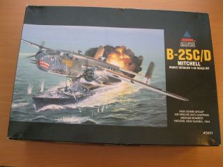 Accurate Miniatures B - 25 C/d Mitchell Bomber/gunship 3431 Plastic Model Kit