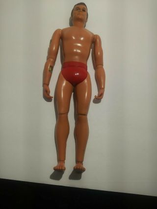 Six Million Dollar Man Action Figure Doll Kenner 1975 General Mills Vintage Toy