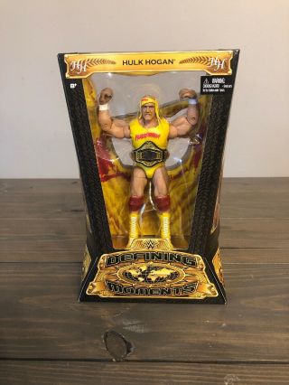 Wwe Defining Moments Hulk Hogan Action Figure Elite Wwf Wcw Wrestling