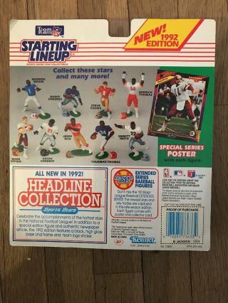 1992 Football Starting Lineup,  Bo Jackson,  and 1992 Extened Baseball,  MOC 2