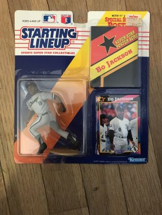 1992 Football Starting Lineup,  Bo Jackson,  and 1992 Extened Baseball,  MOC 3
