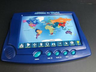 Scientific Toys Interactive Around The World Map Educational Geography Toy