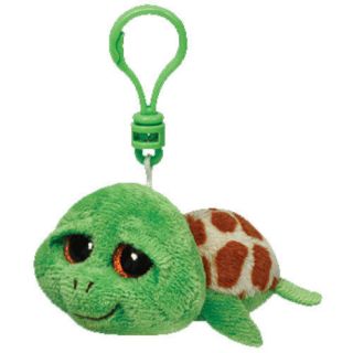 Ty Beanie Boos 3 " Zippy The Turtle Plastic Key Chain Clip Mwmt 