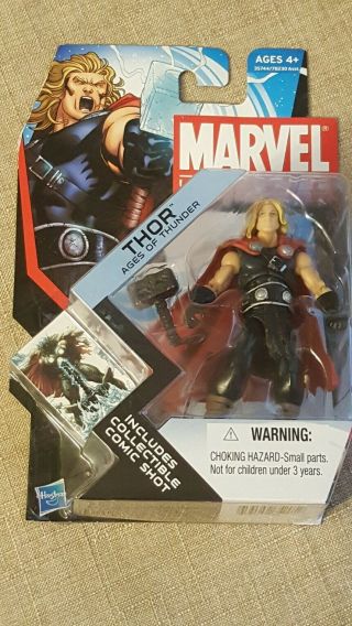 Marvel Universe 3.  75 Figure Ages Of Thunder Thor Complete