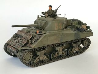 Ww2 British M4 Sherman,  1/35,  Built & Finished For Display,  Fine