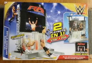 Wwe Elite Electronic Ultimate Entrance,  Back Stage 2 In 1 Figure Playset