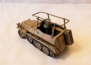 Painted 28mm Bolt Action German Afrika Korps Sdkfz.  250/3 Radio Command Reconht