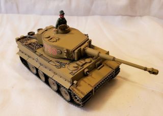 Painted 28mm Bolt Action German Tiger I E Panzer Tank Tunisia & Italy